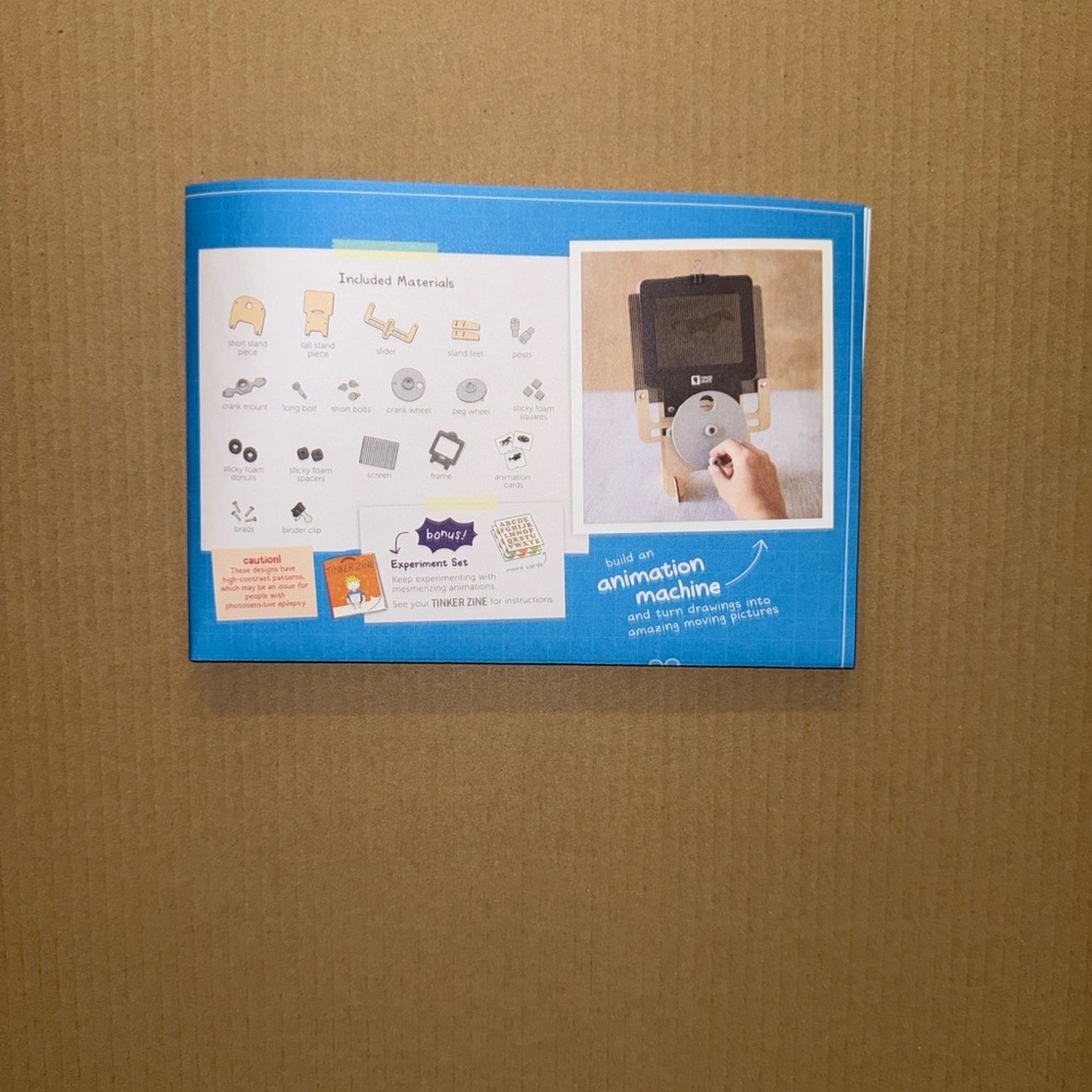 KiwiCo Tinker Crate Animation Machine Kit - Science & Engineering STEM Project - Picture 5 of 8